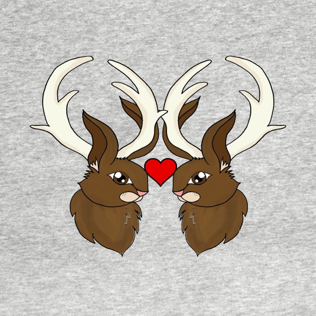 Jackalope love is real love by mylittlenative